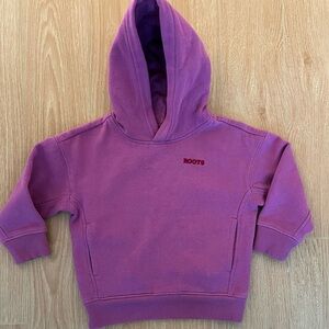 Roots Kids Hoodie in Vibrant Purple